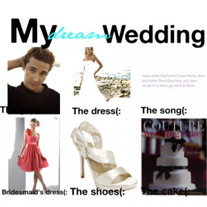 dream wedding by iteenlovequotes featuring wedding dresses