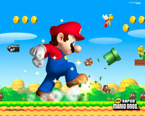 Super Mario Bros. New Super Mario Brothers Wallpaper