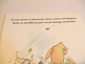 ... - Winnie the Pooh Quote - Classic Piglet and Pooh. $3.50, via Etsy