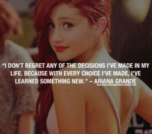 Ariana Grande quote