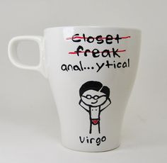 Virgo Male Zodiac Mug / Rude / Virgo Man / Gift for him by 39Cups, $14 ...