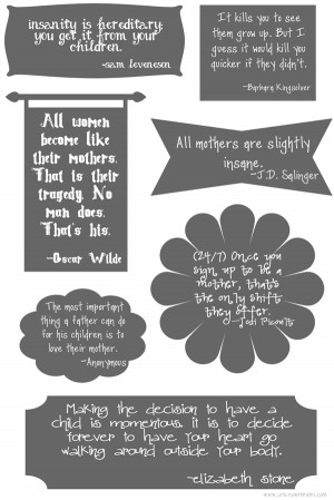 Free Mother’s Day Printable for You or Your Mother!