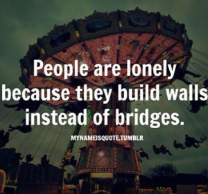 Don't block people out, let them in!