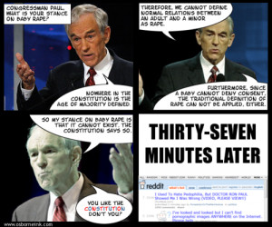 Ron Paul and Libertarian Idiocy