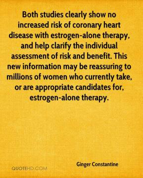 Ginger Constantine - Both studies clearly show no increased risk of ...