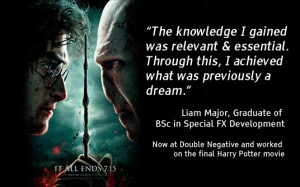Graduate work on final Harry Potter movie