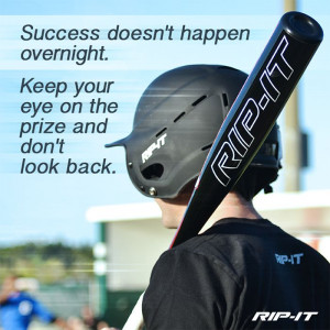 Success doesn't happen overnight. Keep your eye on the prize and don ...