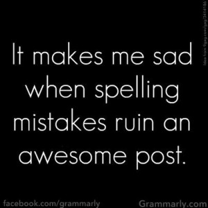 spelling mistakes