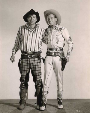 ... he played sidekick Slim Pickens to Rex Allen in several B westerns