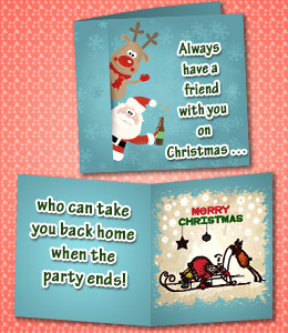 Funny Christmas card sayings