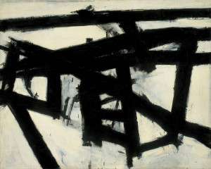 Franz Kline, Mahoning, 1956, Whitney Museum of American Art, New York.