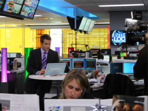 The Calm Before The Storm: The Bloomberg TV Newsroom Is Weirdly Quiet ...