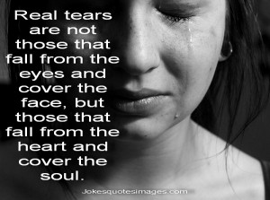 Sometimes Tears Speak Our Grief