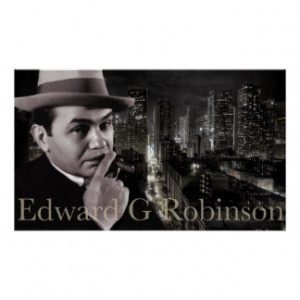 Edward G Robinson Skyline Poster