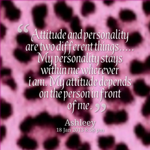 Quotes Picture: atbeeeeeepude and personality are two different things ...