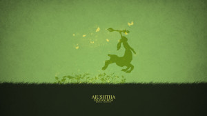 Enchantress Aiushtha download dota 2 heroes minimalist silhouette HD ...