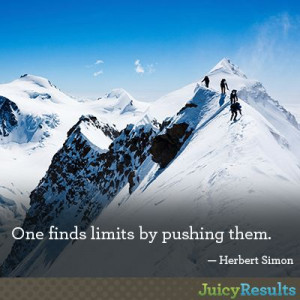 ... by pushing them herbert simon # quotes # goals # success # overcoming
