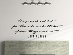 John Wooden Motivational Business Quote Wall Decal by MyVinylStory, $ ...
