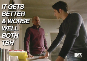 Meanwhile in the episode's closing stinger, Derek approached Stiles ...
