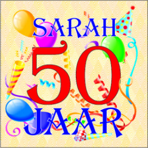 Home Uitnodigingen Sarah Jaar