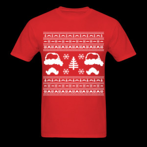Reindeer Christmas Sweater Funny Xmas Holiday Adult T-Shirt Tee Brand ...