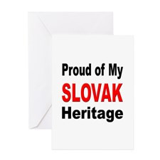 Proud Slovak Heritage Greeting Cards (Pk of 10 for