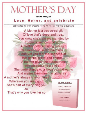 Mother Day Poems Sayings