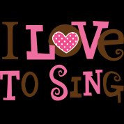 choir i love to sing cute pink and brown i love to sing music quote ...