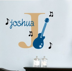 Our Guitar And Wall Sticker
