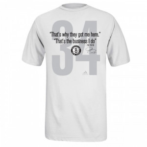 adidas Nets Paul Pierce Quote The Truth T-Shirt