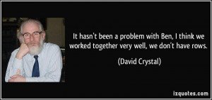 More David Crystal Quotes