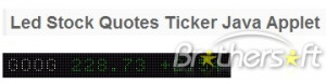 Led Stock Quotes Ticker Applet 3.0.1 Download