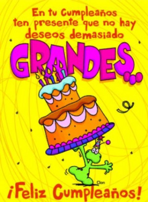 Happy Birthday Quotes In Spanish For Friend ~ Happy Birthday Cousin ...