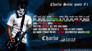 Charlie Scene quote #1 (From the song ''City'') by DcfEmpx
