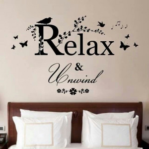 Quote over bed/headboard. Love!