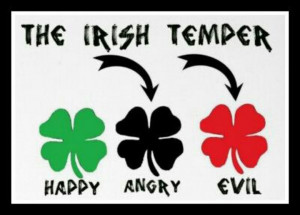 Proud To Be Irish Quotes Irish temper, irish side,