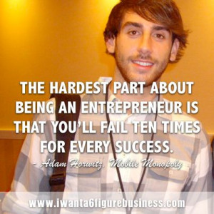 ... adamhorwitz #mobilemoney #entrepreneur #quotes #business #success