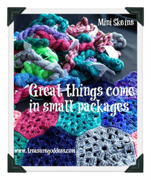 Mini Sock Yarn Skeins - Great things come in small packages from ...