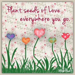 Plant Seeds Of Love Everywhere You Go
