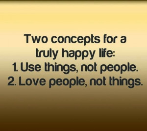 Two concepts for a truly happy life