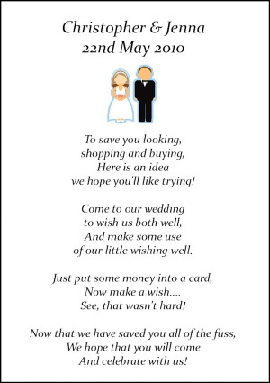 There is no classy way to ask for cash at your wedding.