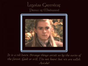 Legolas Greenleaf, Prince of Mirkwood
