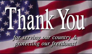 you made in honor and duty to our country are worthy of praise. You ...