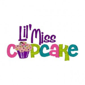 sayings 3922 lil miss cupcake 4x4 £ 1 70p stitch on time 4x4