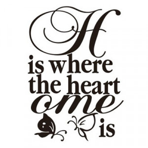 home-is-where-the-heart-is-art-Home-is-Where-the-heart-is-Wall-Quote ...