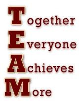 TEAM - Together Everyone Achieves More - http://rolutionarmy.com ...