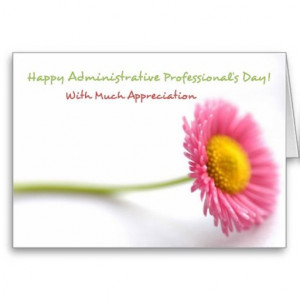 Administrative Professional's Day Card of Thanks $2.65