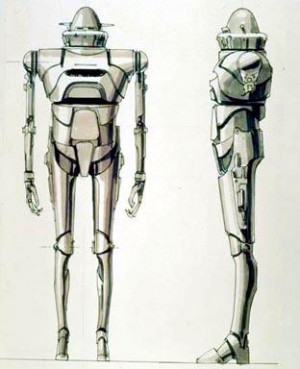 ... concept art for the IG-88 assassin droid is being recycled as well