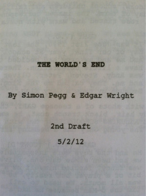 Simon Pegg & Edgar Wright Have Finished Writing 'The World's End'
