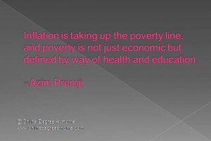 Funny education quotes. Inflation is taking up the poverty line, and ...